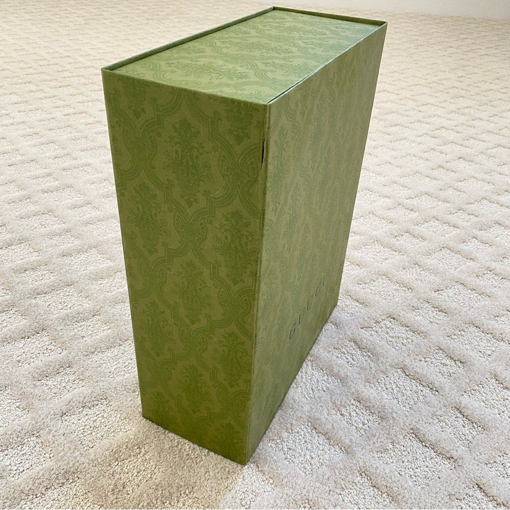 Gucci Olive Green Patterned (Empty) Box - image 8